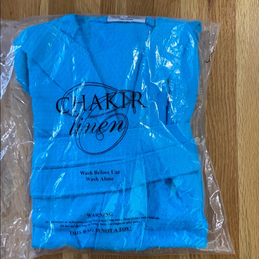 CHAKIR KIDS HOODED Waffle Kids Robe, Kimono Size L